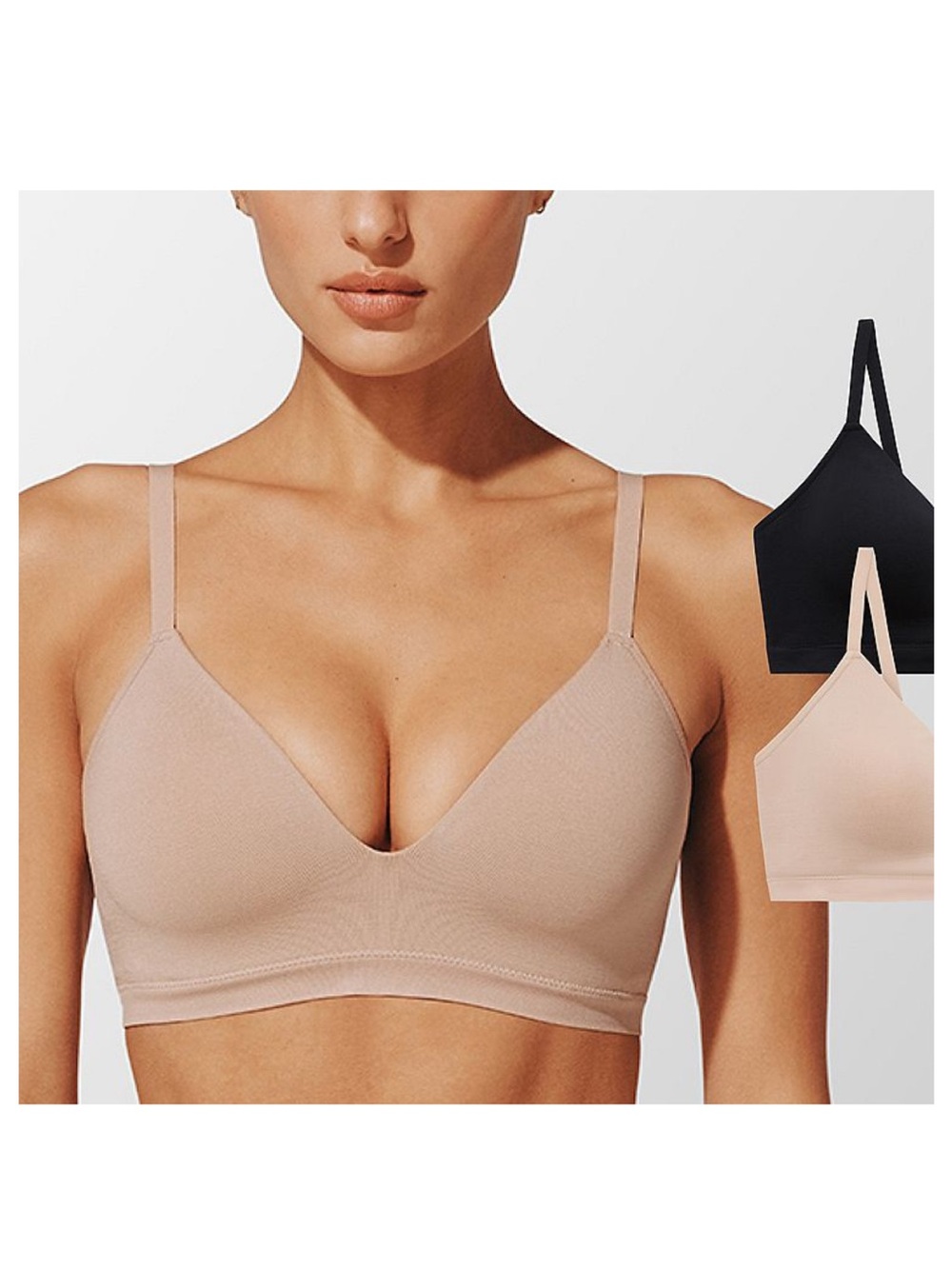 ThirdLove 2-Pack Wireless Bra TLD151010 New
